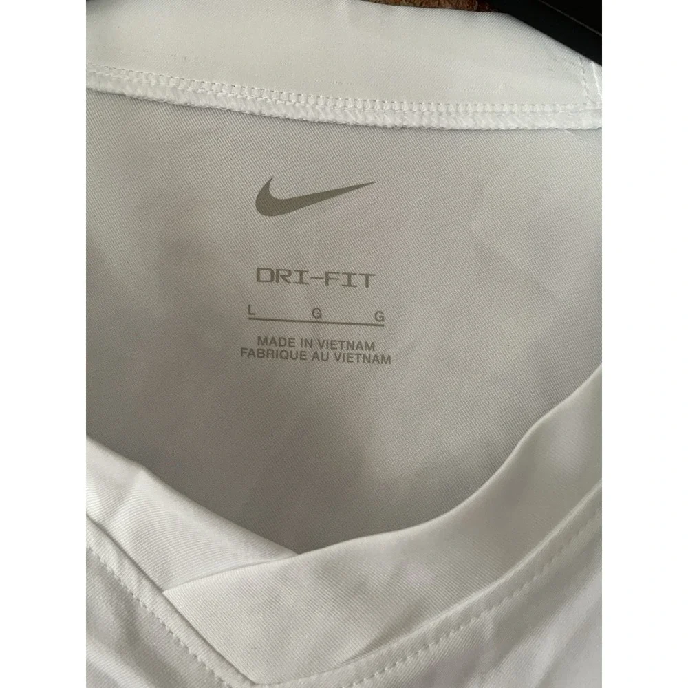 NWT Nike Mesh Flag Football Jersey Youth Boy's Large White Cardinals Dri-Fit #18